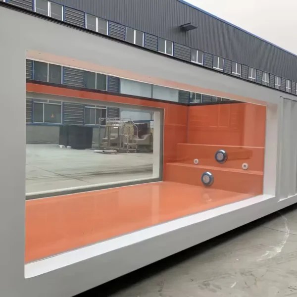 Container Pool Doors 20ft Container Swimming Pool With Fiber Glass Window - Wuxi Biogreen ...